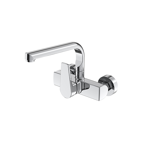 AS1542 SINGLE LEVER WALL MOUNT KITCHEN MIXER